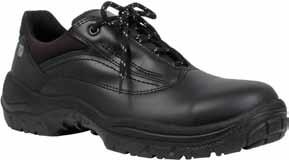 protective shoes JALAS 1335 Shoe with full-grain leather upper, soft nail protection, aluminium toecap, concealed quick-tie and a soft, padded tongue.