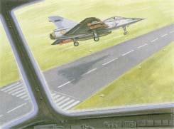 c Land at this aerodrome Day - the intercepting aircraft signals by circling the aerodrome, lowering his landing gear and over flying runway in direction of landing, or if your aircraft is a