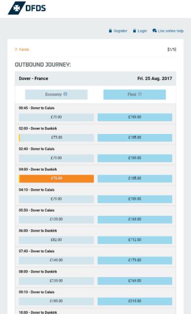 DFDS Overall experience 3 rd (662) Overall satisfaction Visual appeal (homepage) Ease of finding info Booking likelihood Brand positivity 73% (3 rd ) Eurotunnel 1 st 82% 52% (4 th )