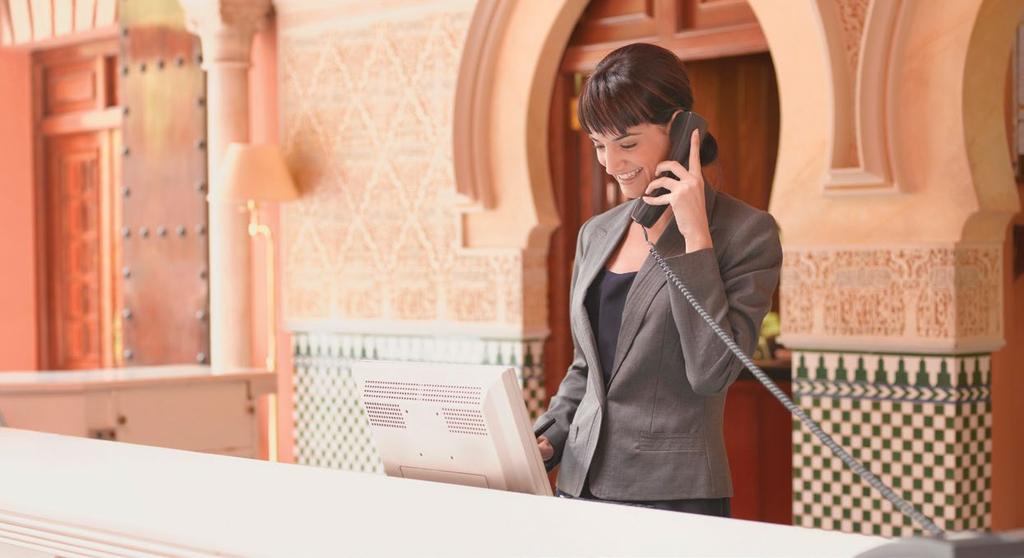 9 Optimize your hotel s performance Enhance guest services Guest room management improves staff productivity on behalf of your guests. Staff can easily see when rooms are unoccupied.