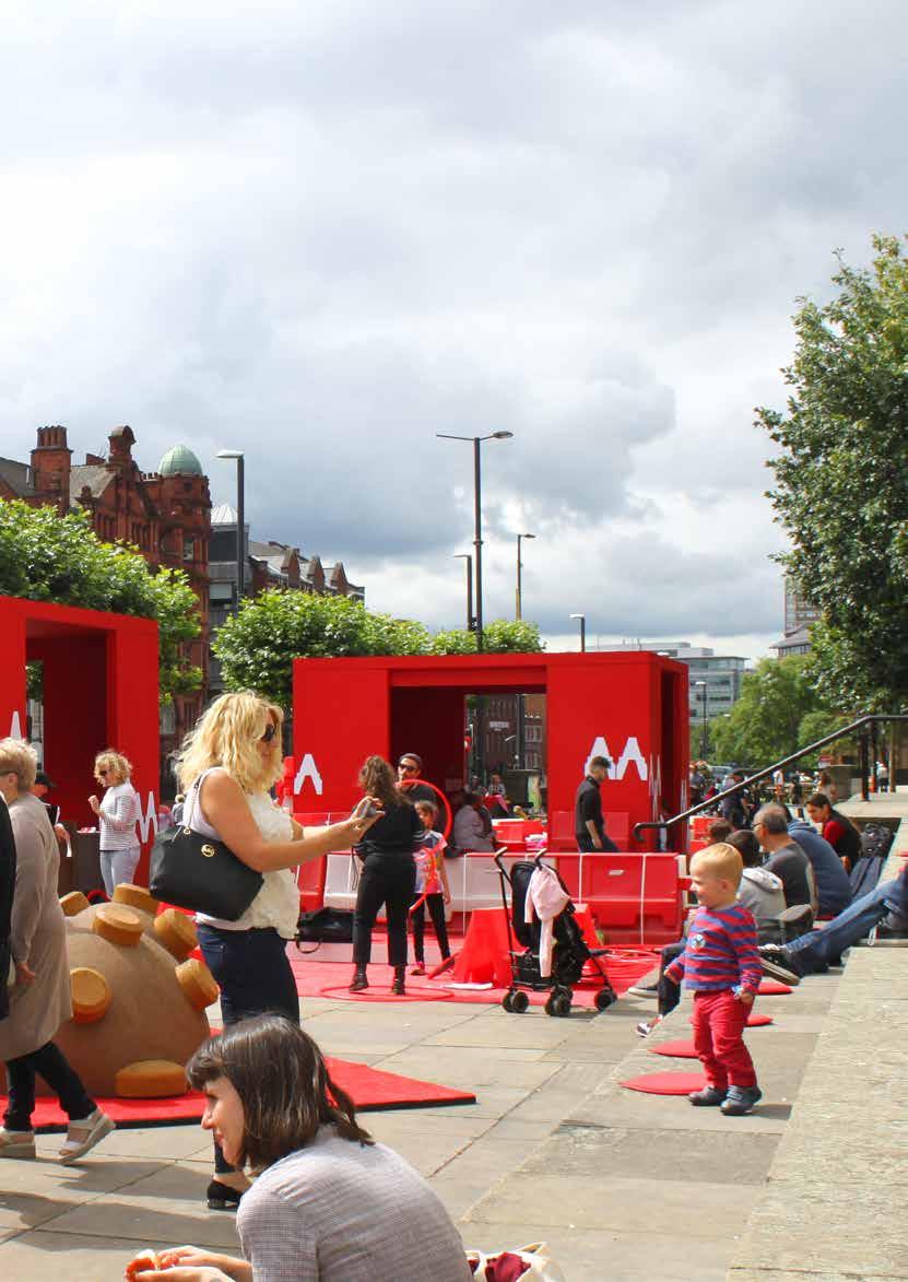 Re-imagining Victoria Gardens, Leeds Leeds City Council, Leeds Art Gallery and DLA Design teamed up to temporarily transform Victoria Gardens, outside of Leeds Art Gallery, between 12-28 August 2017.