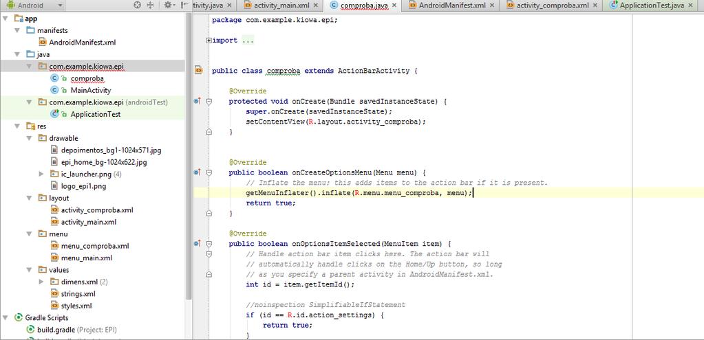 Na sljedećim fotografijama nalazi se primjer Java koda (slika 2.