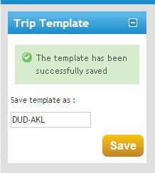 Trip Templates Guide, continued