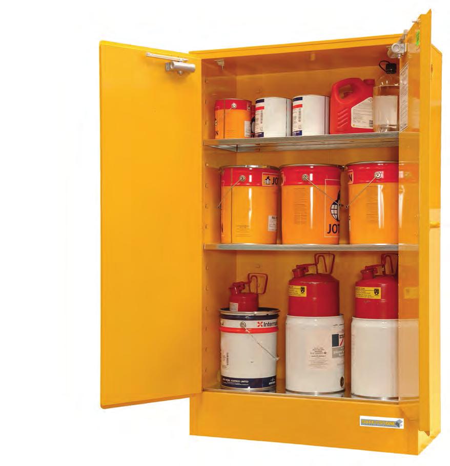 STOREMASTA HAVE YOUR COMPLIANCE SOLUTION The range of Internal Safety Cabinets provides Everyday Safe Storage for most classes of Dangerous Goods, fully compliant with legislative construction