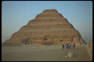 The Step Pyramid of Djoser at Saqqara 3rd Dynasty The first pyramid funerary complex was designed and built by Imhotep.