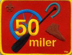 50-miler Afoot or Afloat Cover a distance of not less than 50 consecutive miles Take a minimum of 5 days to cover the 50 miles (without the aid