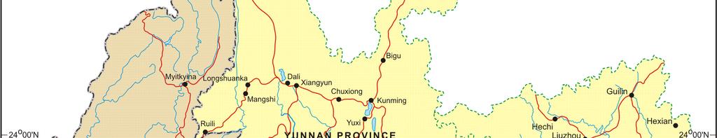 The Greater Mekong Subregion (GMS) Myanmar Land area: