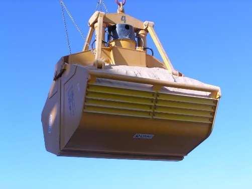 SELF LOADING AND DISCHARGING CAPABILITIES Grabs and cranes have been able to