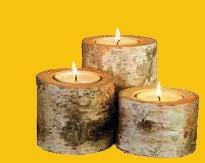 COM EASY TO CLEAN DECO LOGS 100% NATURAL AND