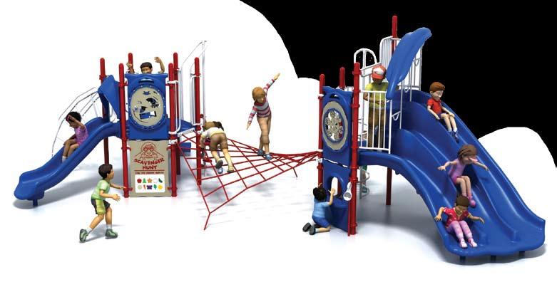 PSS-910 Challengers 7,425! 9 17,349 19,799 List: 24,774 Fun-Filled Play Events... 12 Capacity...Up to 45 children ages 5-12 Size... 33 x 18 x 12 (10,1m x 5,4m x 3,7m) Use Zone.