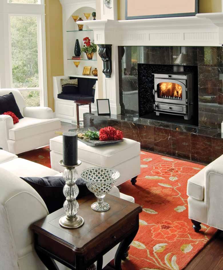 This cost-efficient stove is neatly proportioned and simply styled for a look that suits any kind of decor.