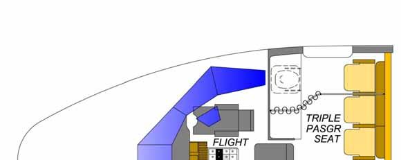 AEI MD80SF 12 Pallet Configuration Supernumerary Area Conversion price includes two flight attendant