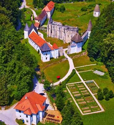The invigorating tranquility of the region is best experienced at Žiče Charterhouse, a short drive from Slovenske Konjice.