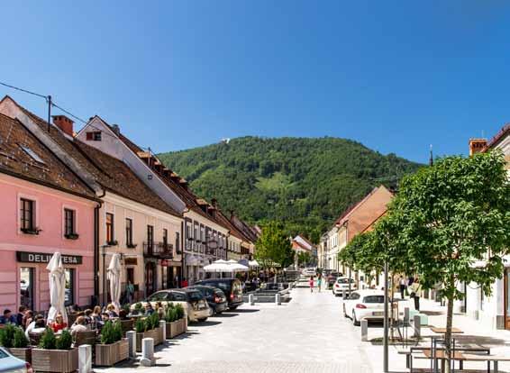Slovenske Konjice Slovenske Konjice s town centre is as idyllic as they come Nestled under the northern slopes of Konjiška Gora, you might assume that the city in the embrace of noble stories saw