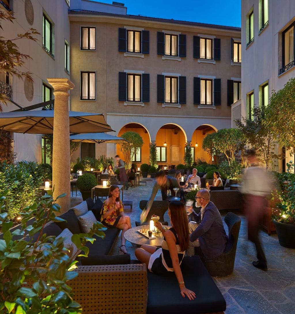 A TASTE OF MODERN ITALY Mandarin Oriental, Milan offers guests flavors that thrill with traditional Italitan meals and a