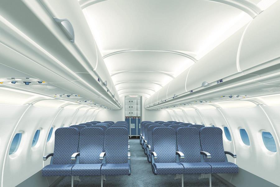 Commercial Aircraft Interiors with a compelling combination of benefits Comfort for passengers and aircrews are provided through optimized space utilization, acoustic, indoor climates, ergonomics and