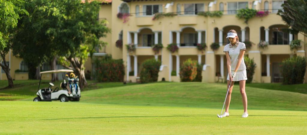 GOLF Casa Velas privileged location on the golf course means golf is never more than a few steps away, and guests enjoy unlimited golf!