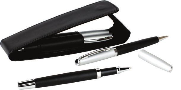СЕТ 948 Дводелен сет со метални пенкала Футрола од вештачка кожа Set with metal pens Case from