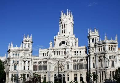 Madrid City Tour Palacio de Cibeles Plaza Mayor Puerta de Alcalá Enjoy a guided tour of Madrid for an overview of this wonderful city s most important sights.