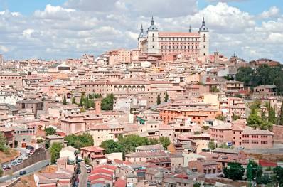 & Toledo Full-Day Tour Toledo Panoramic View Alcázar Bridge over Río Tajo One hour away from Madrid, the