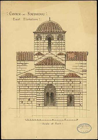 Middle Byzantine period: A new architectural type In the 11 th century new churches are built all over Attica in a new architectural type, the cross-in-square church, which obtains its own traits in