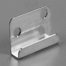 Packed: 12 per carton with screws 277 ANO Bottom-Mount Steel Mirror Clip Size: 1-1/2" wide x 1"