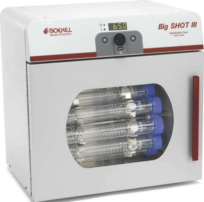 Big SHOT III Hybridization Oven Models 230402 and 230402-2 Whether you are working with Northern Blots, Southern Blots, Microarrays or another application that requires incubation, you will find the
