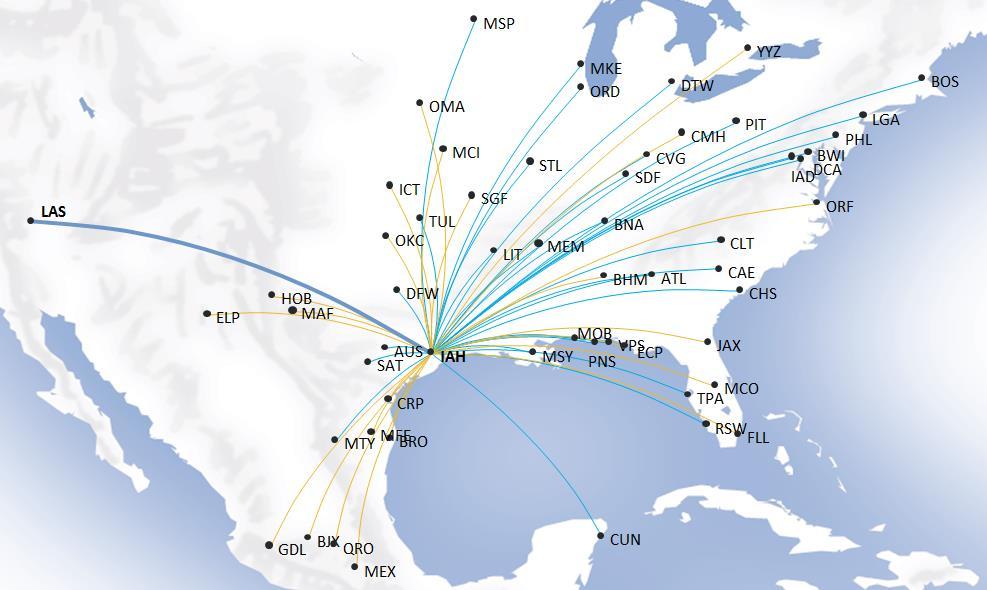 connections (+21%) Post rebank (8 Omni-directional banks) Outcome: 21% more itineraries on 2% fewer aircraft movements Hub