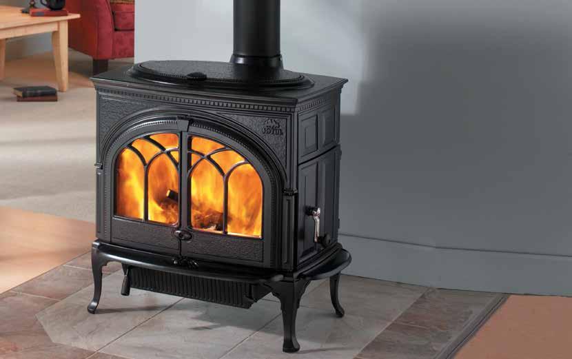 leg kit, and stove gloves This extra large woodstove has long been one of our signature stoves, showcasing our design prowess.
