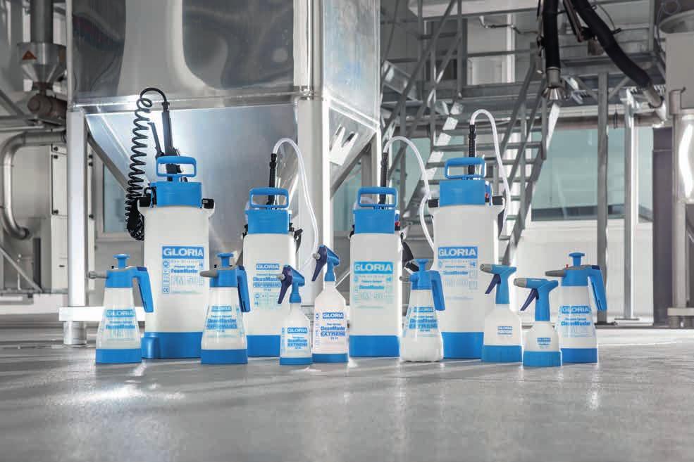 3 Professional cleaning with GLORIA The GLORIA sprayers for professional cleaning are designed to meet the high demands in your everyday work with the sprayers.