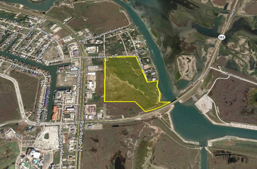 Tortuga Harbor development site FOR SALE LOCATION: Tortuga Harbor Development Site, with frontage on Hwy 361 and approximately 800 along the Packery Channel; Site is located just off intersection of