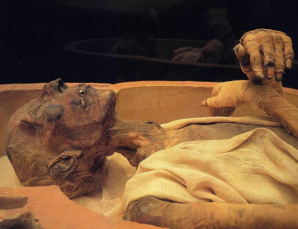 Mummied remains of Ramses II He is also known as Ozymandias in the Greek