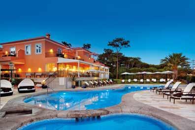 Airport: 35km Lisbon 5-star boutique hotel Beach location Swimming pool Guide price from 960 per person* Senhora da Guia Boutique Hotel, Cascais With a