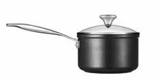 1 Perfect for preparing sauces or grains, this saucepan is a kitchen staple, and the tempered glass lid allows for easily monitoring cooking progress. 2 qt.