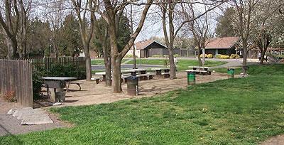 Picnic facilities 20% of outdoor constructed features in public and common