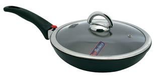 non-stick ceramic coating) 26 27 1448 1449 1486 1559 1591 1592 TERRA Pan 26х7,5 cm/3,9 l with a glass lid and withdrawable handle (cast aluminium with non-stick 2-layer marble coating) TERRA Pan