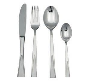 New New 8482 8483 8484 9625 9626 9627 Premium class 24 items flatware set in leather case Material: stainless steel 18/10 Coating: PVD vacuum evaporation Colour: black Premium class 24 items flatware
