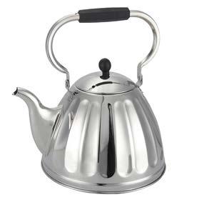 (stainless steel, induction bottom) 176 177 1165 1196 1197 8592 8593 Tea kettle