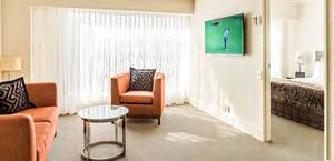 Classic Suite Contemporary one bedroom suite (queen or super king bed) with separate lounge and full kitchen, washer/dryer and