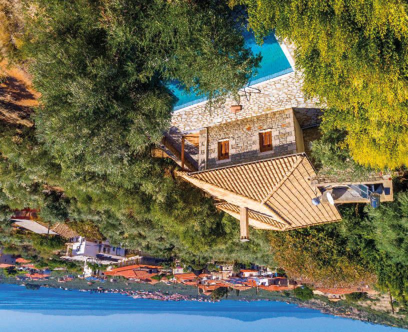 V I L L A I B I S C U S A G I O S N I K O L A O S P E L O P O N N E S E Amidst a gentle hillside of olive trees, Villa Ibiscus has been handpicked by our team for its splendid views and