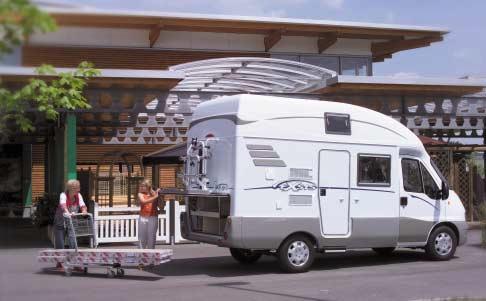 HYMER EXSIS You can t alter a holiday booking if a cold front sets in. With the EXSIS you are where the sun is at. Enjoy beach life without carrying deck-chairs and cool bags.