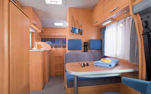 HYMER Van The style of living is determined by the function. It s planned to comfortably accommodate two people.