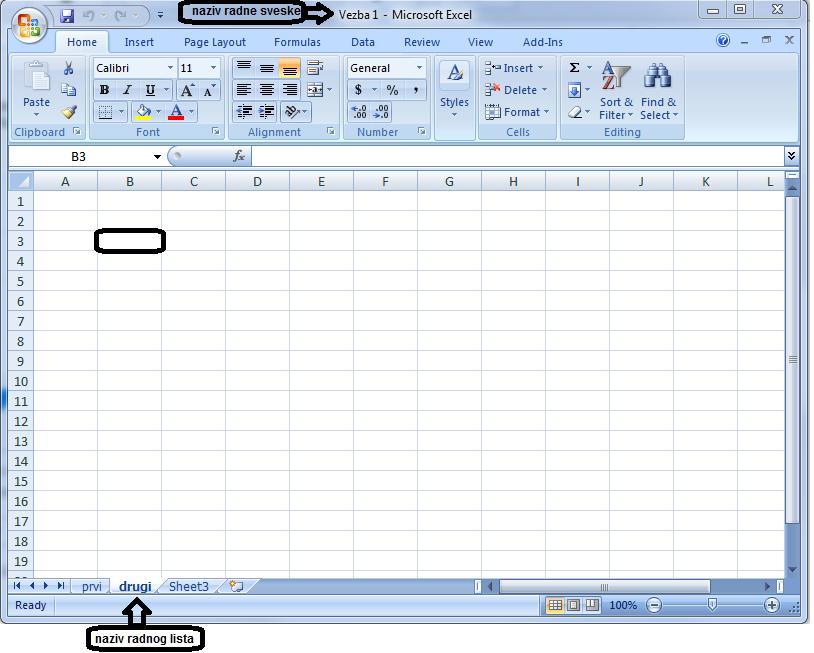 5 Program EXCEL Program Excel je posle programa Word najčešće korišćeni program softverskog paketa Micorsoft Office.