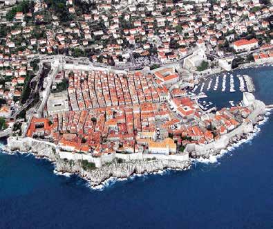 Adriatic Sea is the beautiful city of Dubrovnik, once an independent maritime