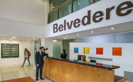 Belvedere House A wide variety of spacious suites The property is a significant corporate office facility totalling 118,000 sq ft.