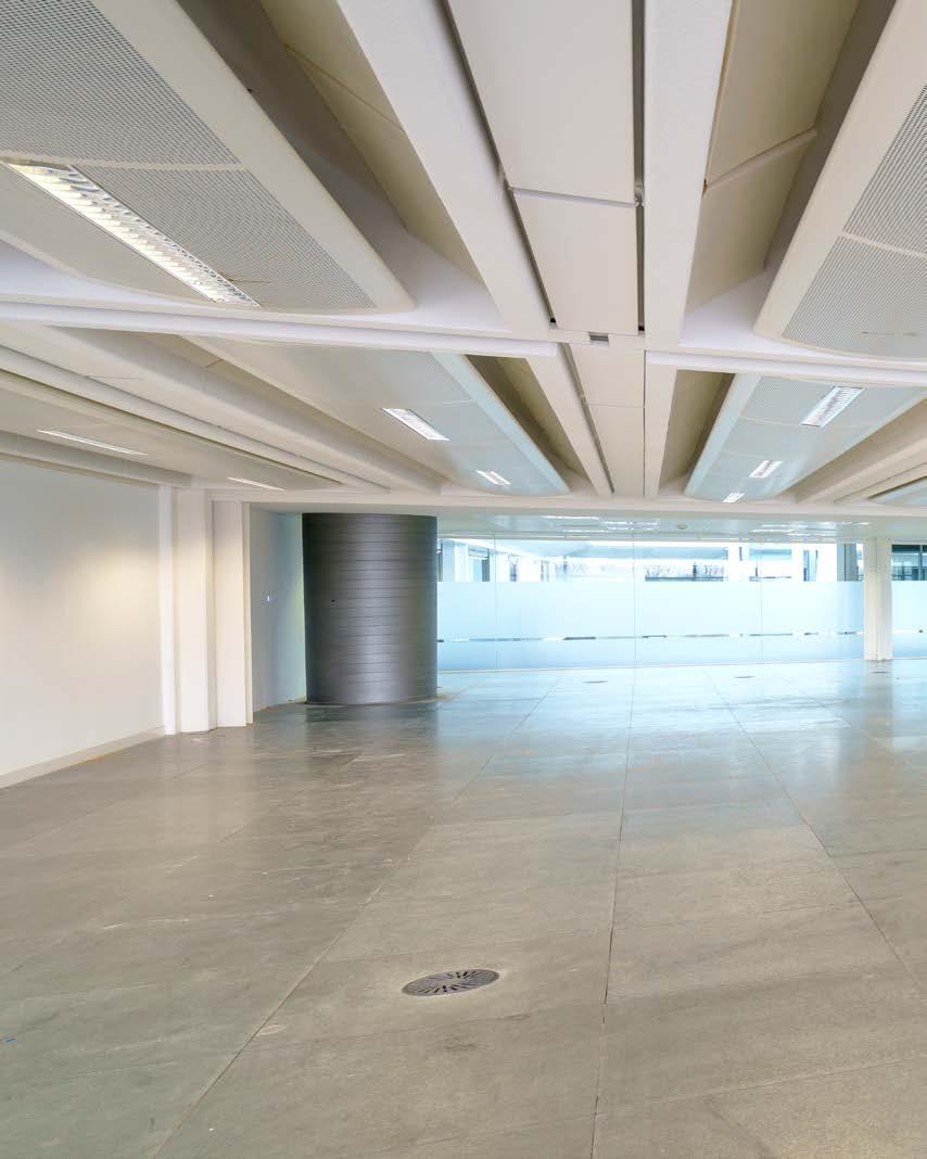 Belvedere House Open plan office accommodation surrounding an unusually large and impressive atrium, with 4 glazed passenger lifts Key Features Double height fully manned reception area Impressive