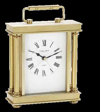 03069 Silver Finish Carriage Clock