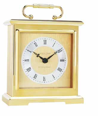 MANTEL CLOCKS 02101 Gold Carriage Clock - polished &