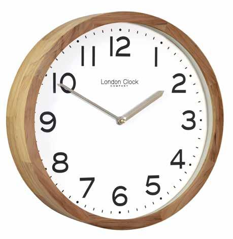 8(cm) 01235 Wanut Finish Case Wall Clock -