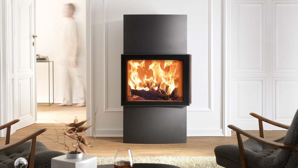 Lounge Wood-Burning Stoves A LOT OF GLASS BRINGS FIRE INTO YOUR LIVING